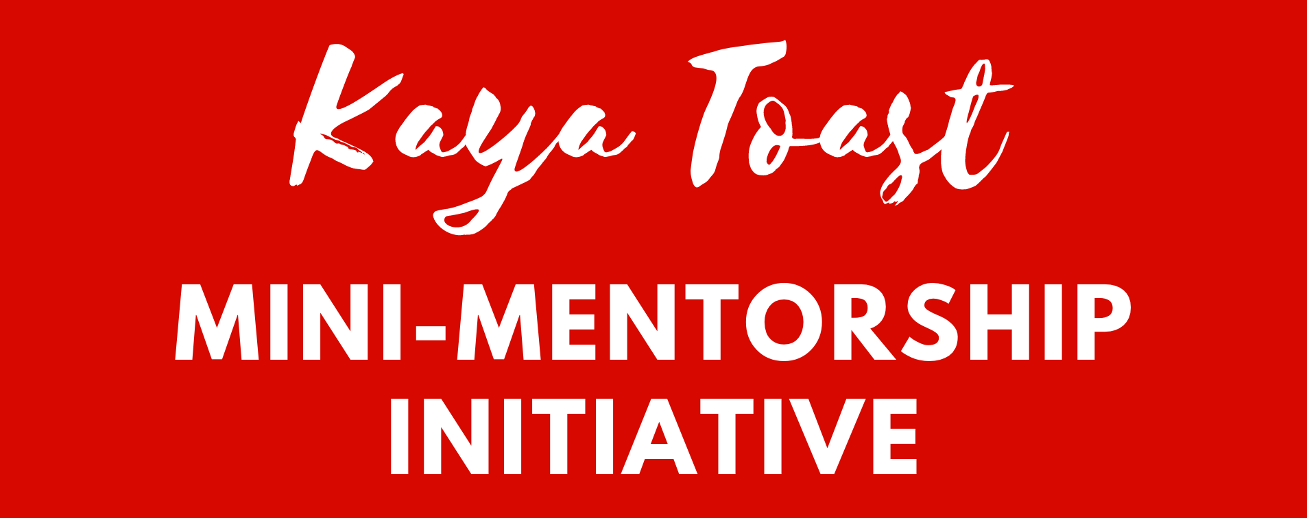 Announcing the first batch of Kaya Toast writers!