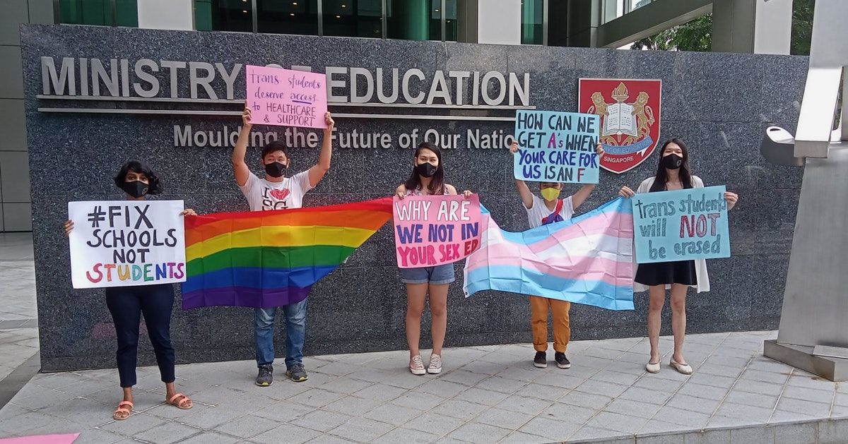 #FixSchoolsNotStudents: A rare protest against institutionalised transphobia in Singapore